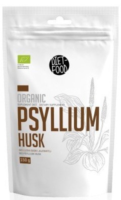 Psyllium Łuska Babki Jajowatej BIO 150 g DIET FOOD