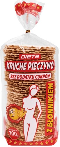 Kruche pieczywo z błonnikiem 100g DIETA