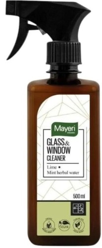 Płyn do mycia szkła i okien z wodą miętową glass&window , limonkowy 500 ml MAYERI