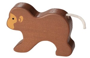 Bambusowa małpka od 24m-ca (7.5x2x5.5cm) EVEREARTH