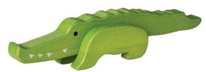Bambusowy aligator od 24m-ca (9x3.5x4cm) EVEREARTH