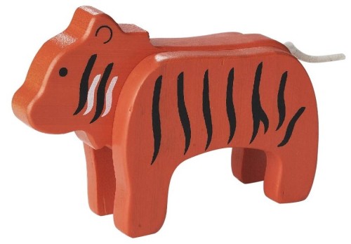 Bambusowy tygrys od 24m-ca (11x3.2x7.5cm) EVEREARTH