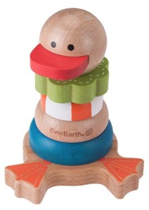 Drewniany rozkładany kaczor od 12m-ca (11x11.5x13cm) fsc EVEREARTH