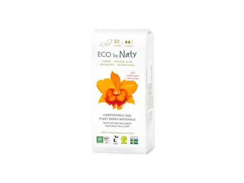 Ekologiczne wkładki higieniczne, Normal, 32 sztuki ECO BY NATY