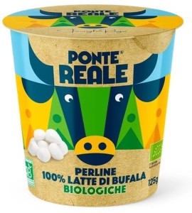 Mini mozzarella di bufala (Perline) BIO 125 g PONTE REALE
