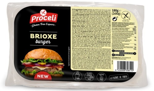 Bułki na burgery BEZGL. 180 g PROCELI