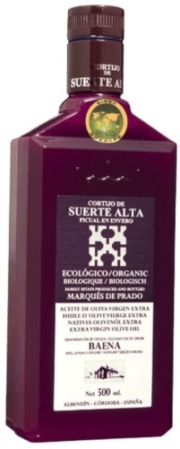 Oliwa z oliwek extra virgin Picual BIO 500ml CORTIJO DE SUERTE ALTA