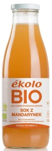 Sok z mandarynek BIO 750 ml EKOLO