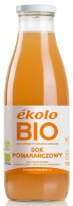 Sok z pomarańczy BIO 750 ml EKOLO