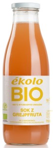 Sok z grejpfrutów BIO 750 ml EKOLO