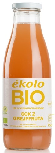 Sok z grejpfrutów BIO 750 ml EKOLO
