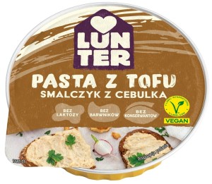 Pasta z tofu smalczyk z cebulką 75 g LUNTER