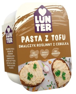 Pasta z tofu smalczyk z cebulką 150g LUNTER