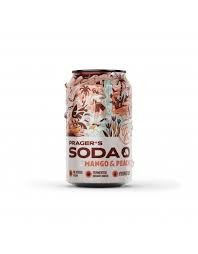 Napój SODA mango & brzoskwinia B/C 330ml PRAGER'S