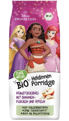 Owsianka jabłko-banan BIO 375 g Księżniczki Disney PURE & FUN
