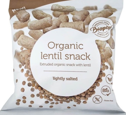 CHRUPKI Z SOCZEWICY DELIKATNIE SOLONE BIO 60 g - BIOPONT DATA: 05.2026