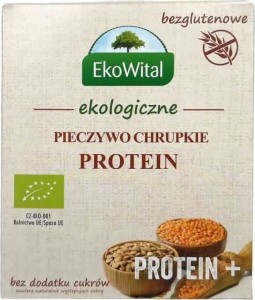 Pieczywo chrupkie protein bezglutenowe BIO 100 g Ekowital DATA: 05.2026