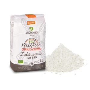 MĄKA ORKISZOWA LUKSUSOWA TYP 550 DEMETER BIO 1 kg - JUCHOWO DATA: 09-2026