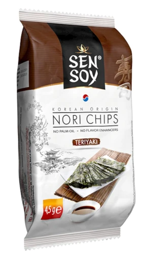 CHIPSY NORI TERIYAKI 4,5 g - SEN SOY DATA: 09-2026