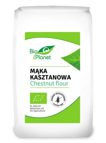 MĄKA KASZTANOWA BIO 400 g - BIO PLANET DATA: 09-2026