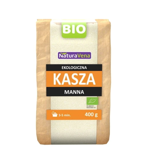 KASZA MANNA BIO 400 g - NATURAVENA DATA: 09-2026