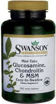 Glukozamina Chondroityna MSM Glucosamine Chondroitin MSM 360tab. SWANSON DATA: 09-2026