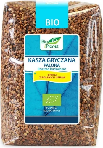 KASZA GRYCZANA PALONA BIO 1 kg - BIO PLANET DATA: 10-2026