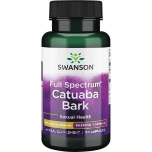 Full Spectrum Catuaba Bark 465 mg 60 kaps. Swanson DATA: 10-2026