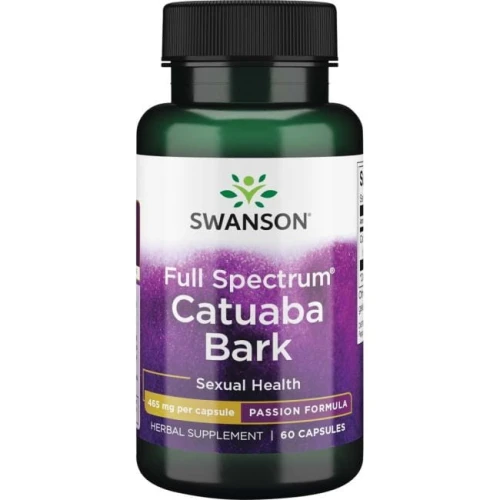 Full Spectrum Catuaba Bark 465 mg 60 kaps. Swanson DATA: 10-2026