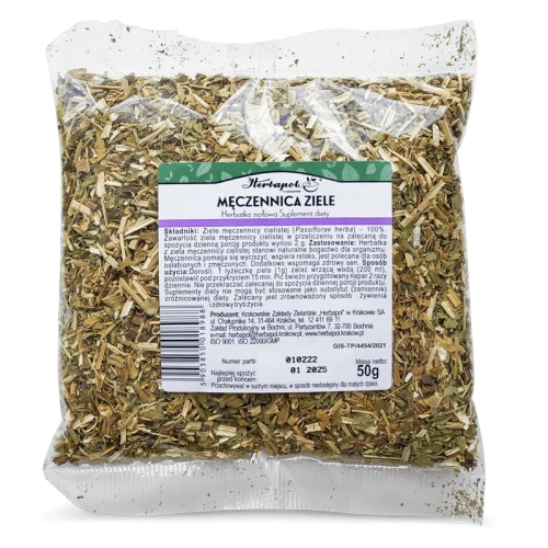 MĘCZENNICA ZIELE 50g HERBAPOL DATA: 10-2026