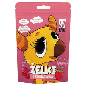 Żelki Truskawka BeRAW Kids, 35g DATA: 10-2026