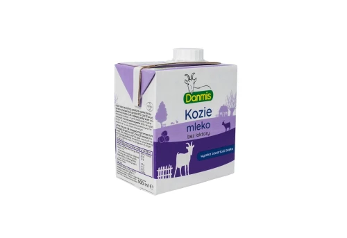KOZIE MLEKO BEZ LAKTOZY 500 ml - DANMIS DATA: 10-2026