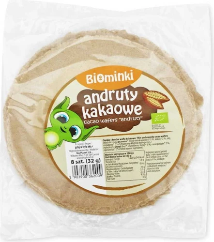 ANDRUTY KAKAOWE BIO 32 g - BIOMINKI DATA: 10-2026