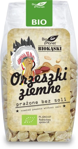 ORZESZKI ZIEMNE PRAŻONE BEZ SOLI BIO 150 g - BIO PLANET DATA: 10-2026