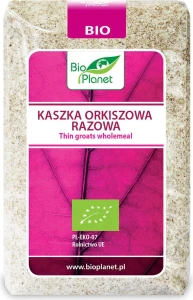 KASZKA ORKISZOWA PEŁNOZIARNISTA BIO 400 g - BIO PLANET DATA: 10-2026