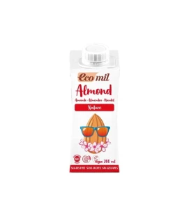 Napój migdałowy bez cukru BIO 200 ml Ecomil DATA: 09-2026