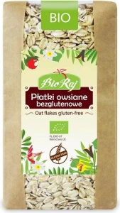 PŁATKI OWSIANE BEZGLUTENOWE BIO 350 g - BIO RAJ DATA: 09-2026