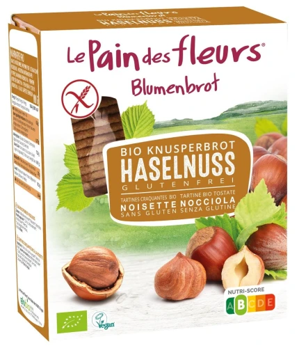 PIECZYWO CHRUPKIE ORZECHOWE BEZGLUTENOWE BIO 150 g - LE PAIN DES FLEURS DATA: 09-2026