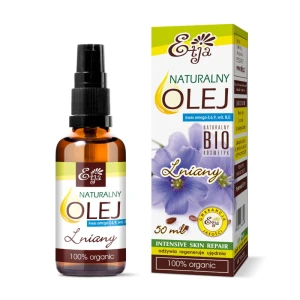 Olej lniany zimnotłoczony BIO 50ml ETJA DATA: 09-2026