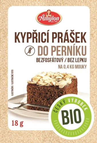 Proszek do pieczenia z przyprawą do piernika bezglutenowy BIO 18 g - Amylon DATA: 09-2026