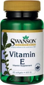 Witamina E Vitamin E 400 IU 60 kapsułek SWANSON DATA: 09-2026