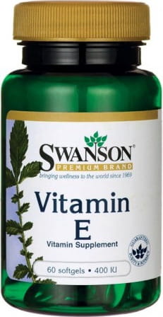 Witamina E Vitamin E 400 IU 60 kapsułek SWANSON DATA: 09-2026