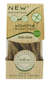 PALUCHY MOCY KONOPNE Z PIEPRZEM CAYENNE BEZGLUTENOWE 200 g - NEW MOUNTAIN DATA: 11-2026