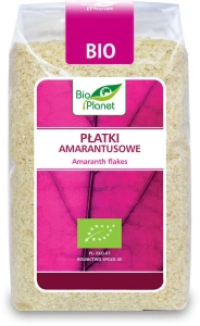 PŁATKI AMARANTUSOWE BIO 300 g - BIO PLANET DATA: 11-2026