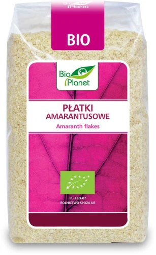 PŁATKI AMARANTUSOWE BIO 300 g - BIO PLANET DATA: 11-2026