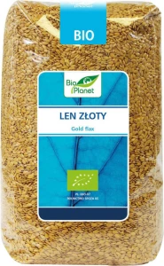 LEN ZŁOTY BIO 1 kg - BIO PLANET DATA: 11-2026