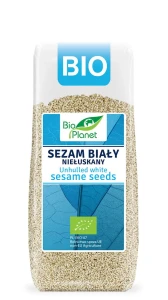 SEZAM BIAŁY NIEŁUSKANY BIO 200 g - BIO PLANET DATA: 10-2026