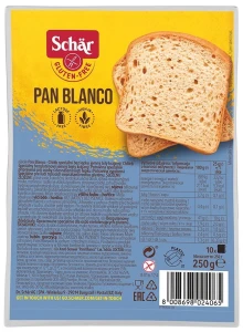 Pan Blanco chleb biały bezglutenowy 250 g Schar DATA: 11-2026