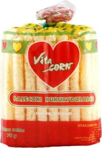 Pałeczki kukurydziane 70 g Vitacorn DATA: 11-2026
