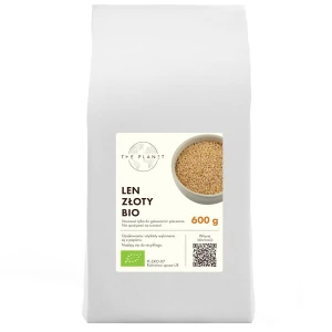 LEN ZŁOTY (SIEMIĘ LNIANE) BIO 600 g - THE PLANET DATA: 11-2026